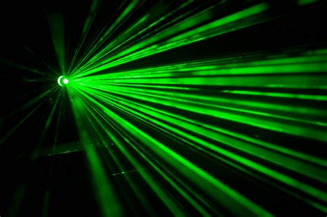 Bringing Spring to Life with Green Laser Lights